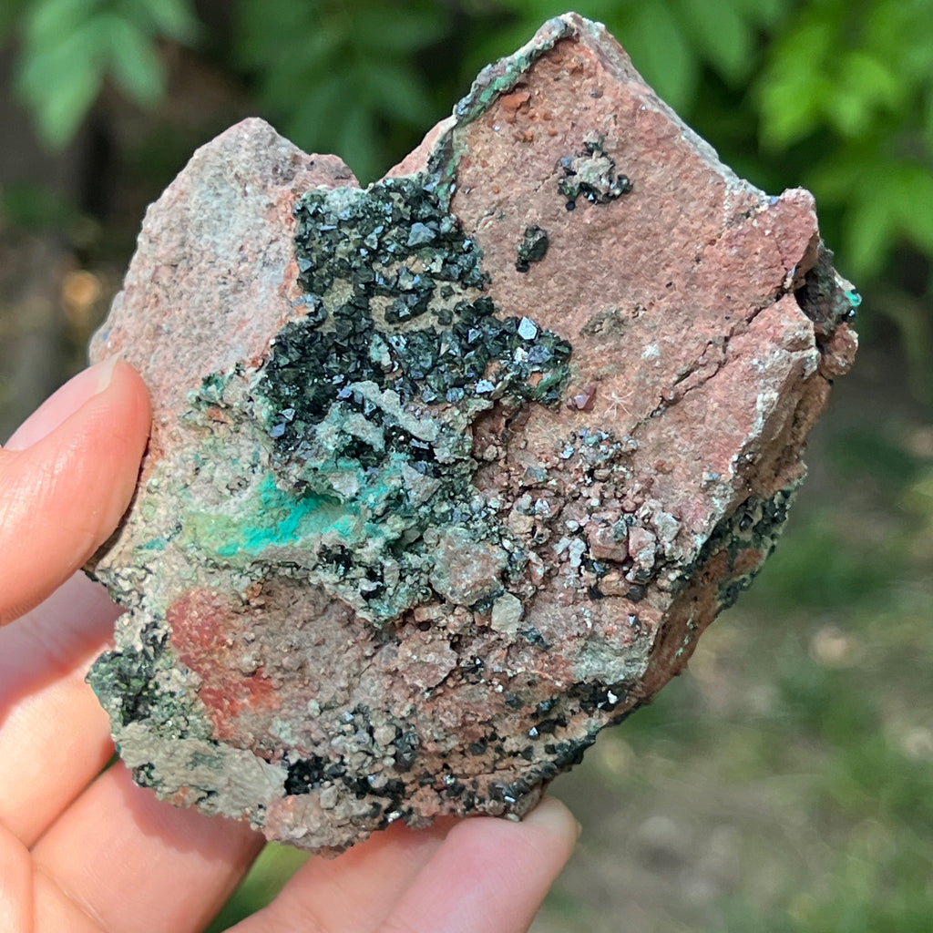 Libethenit floare de mina din Congo model 5, pietre semipretioase - druzy.ro 10 