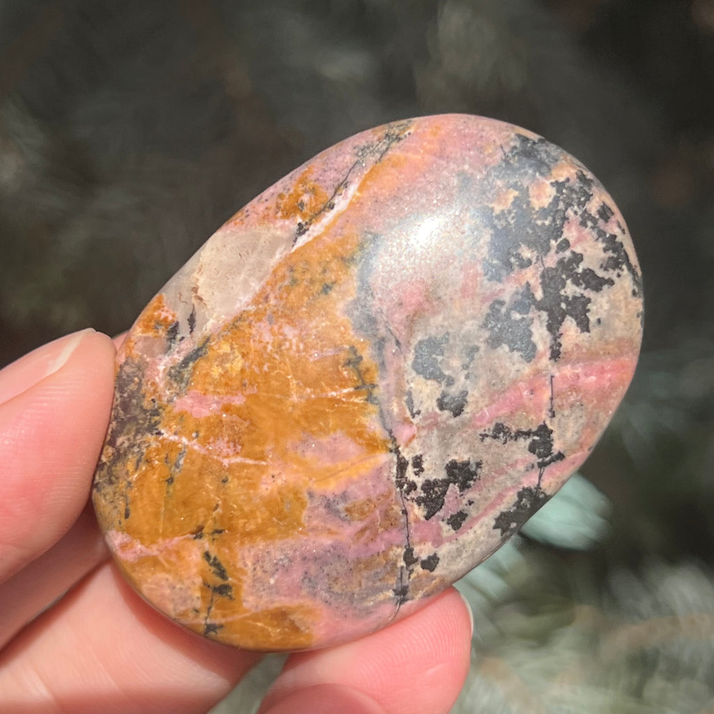 Palmstone rodonit Pakistan model 4, druzy.ro, pietre semipretioase 1