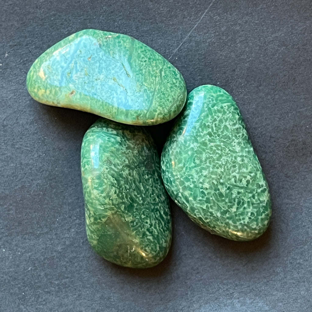 Cuart verde piatra rulata, pietre semipretioase - druzy.ro 2 