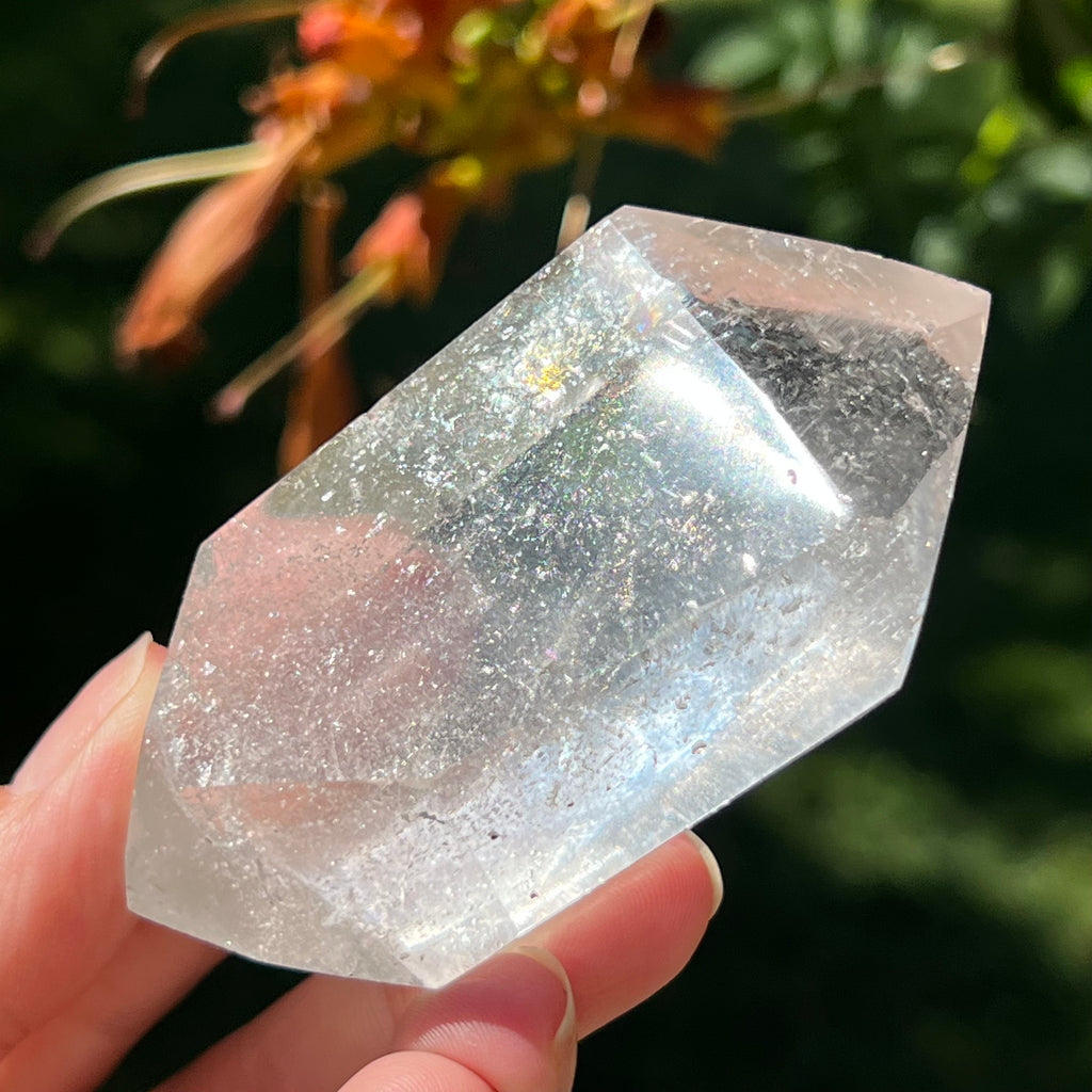Dublu varf cuart incolor / cristal de stanca din Madagascar model mg5, pietre semipretioase - druzy.ro 3
