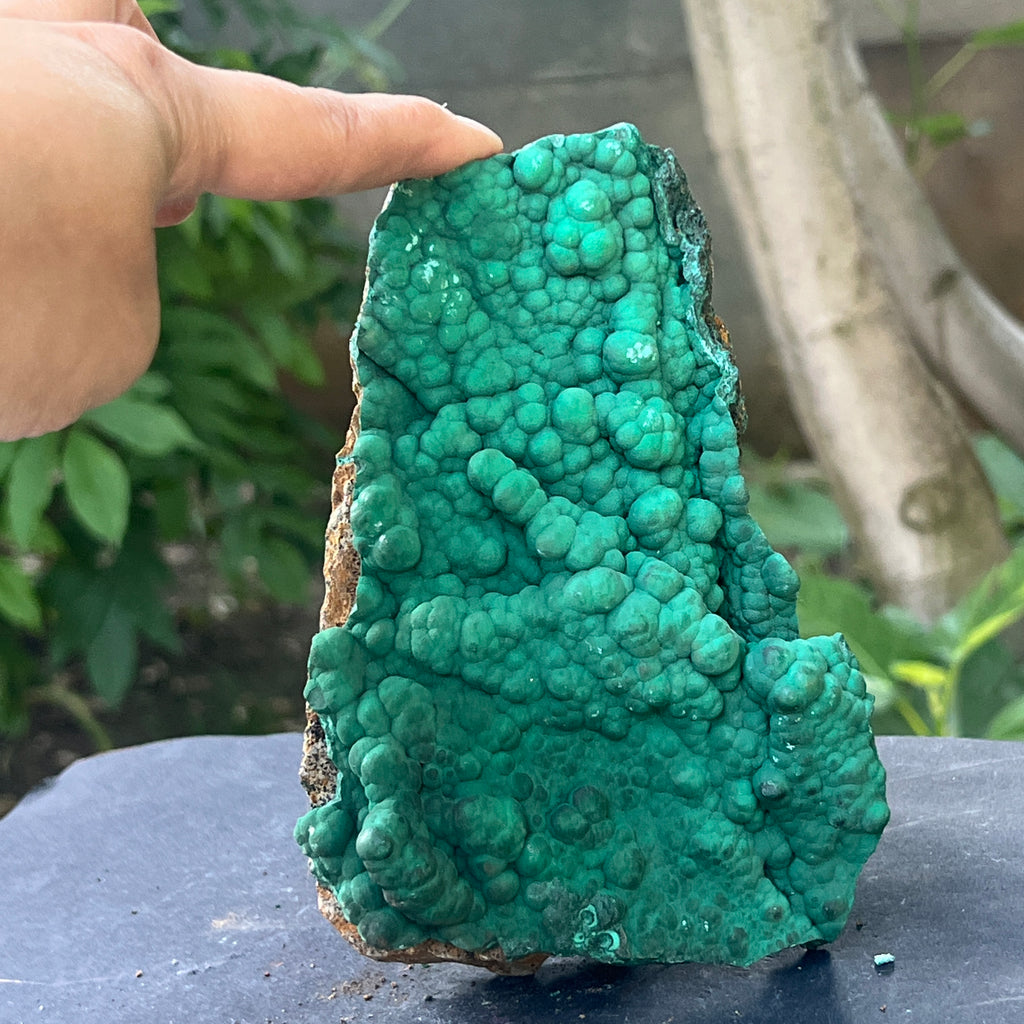 Cluster malachit botrioidală | Model 4, pietre semipretioase - druzy.ro 8 
