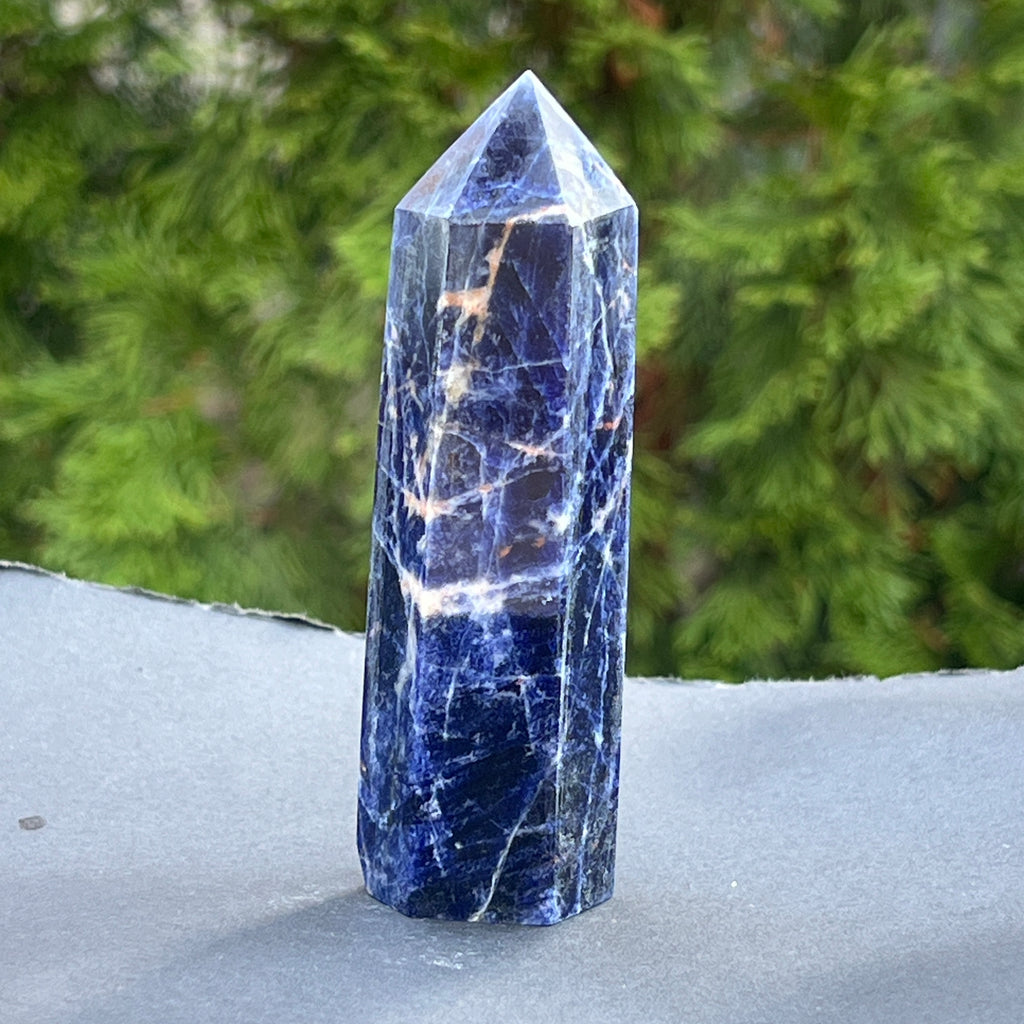 Obelisc sodalit model 3, pietre semipretioase - druzy.ro 1 
