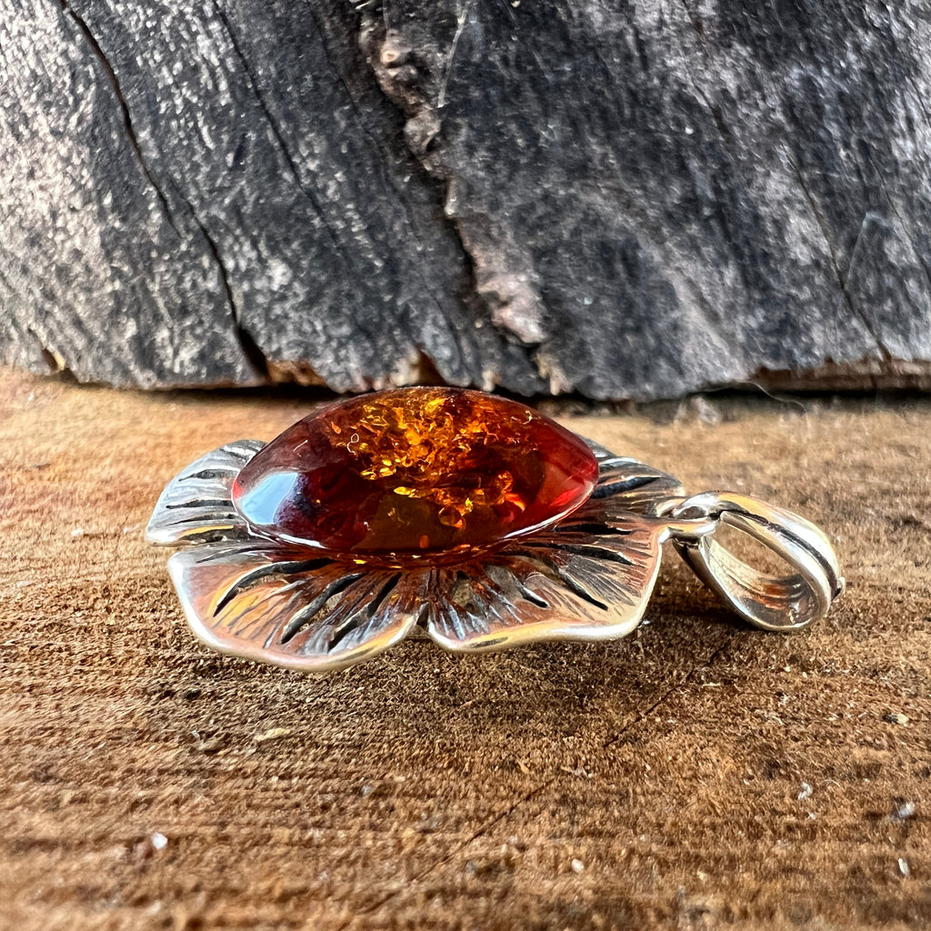 Pandantiv argint cu chihlimbar Amber16, pietre semipretioase - druzy.ro 6 