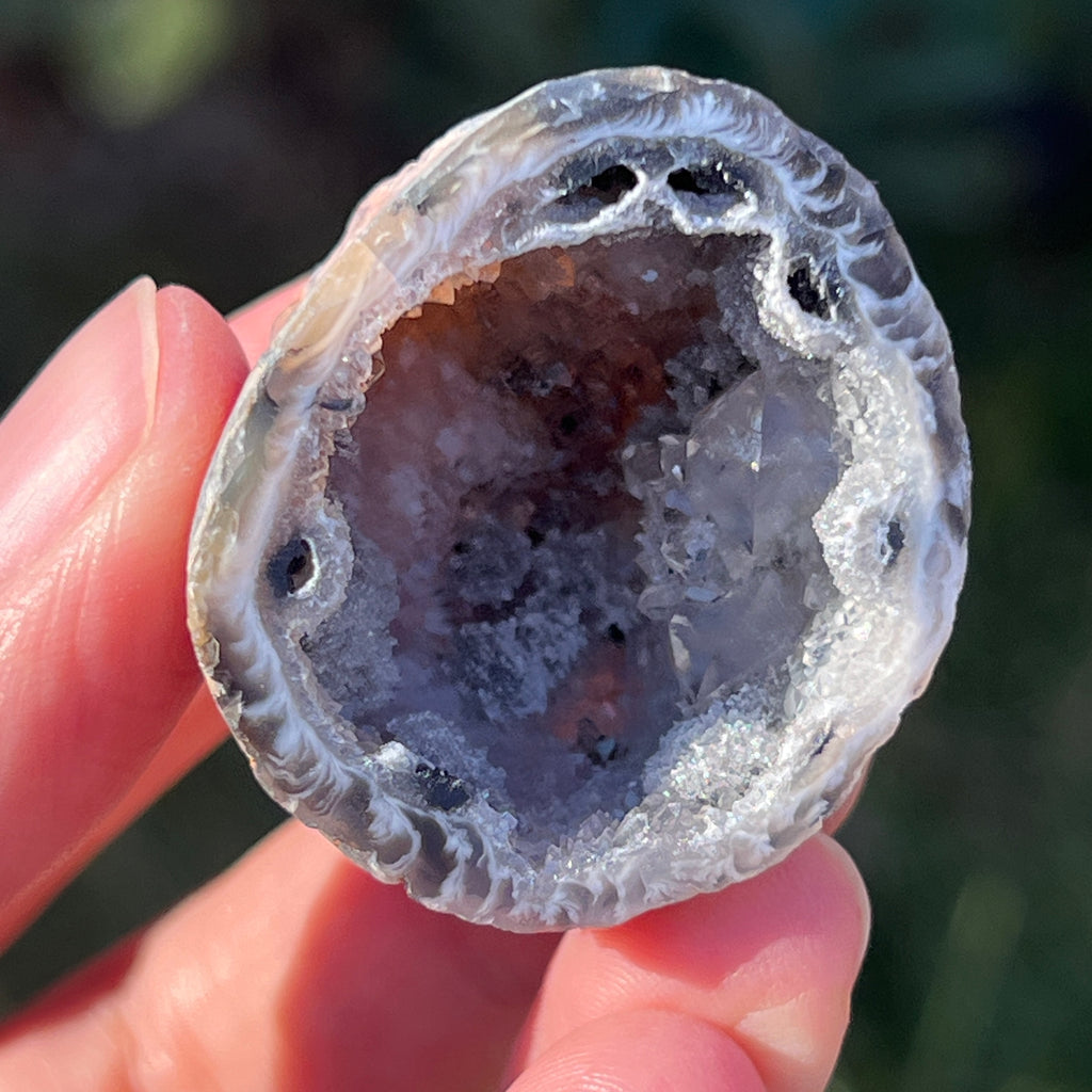 Cluster Agat FEATHER m7, agat cu cuart, pietre semipretioase - druzy.ro 6 