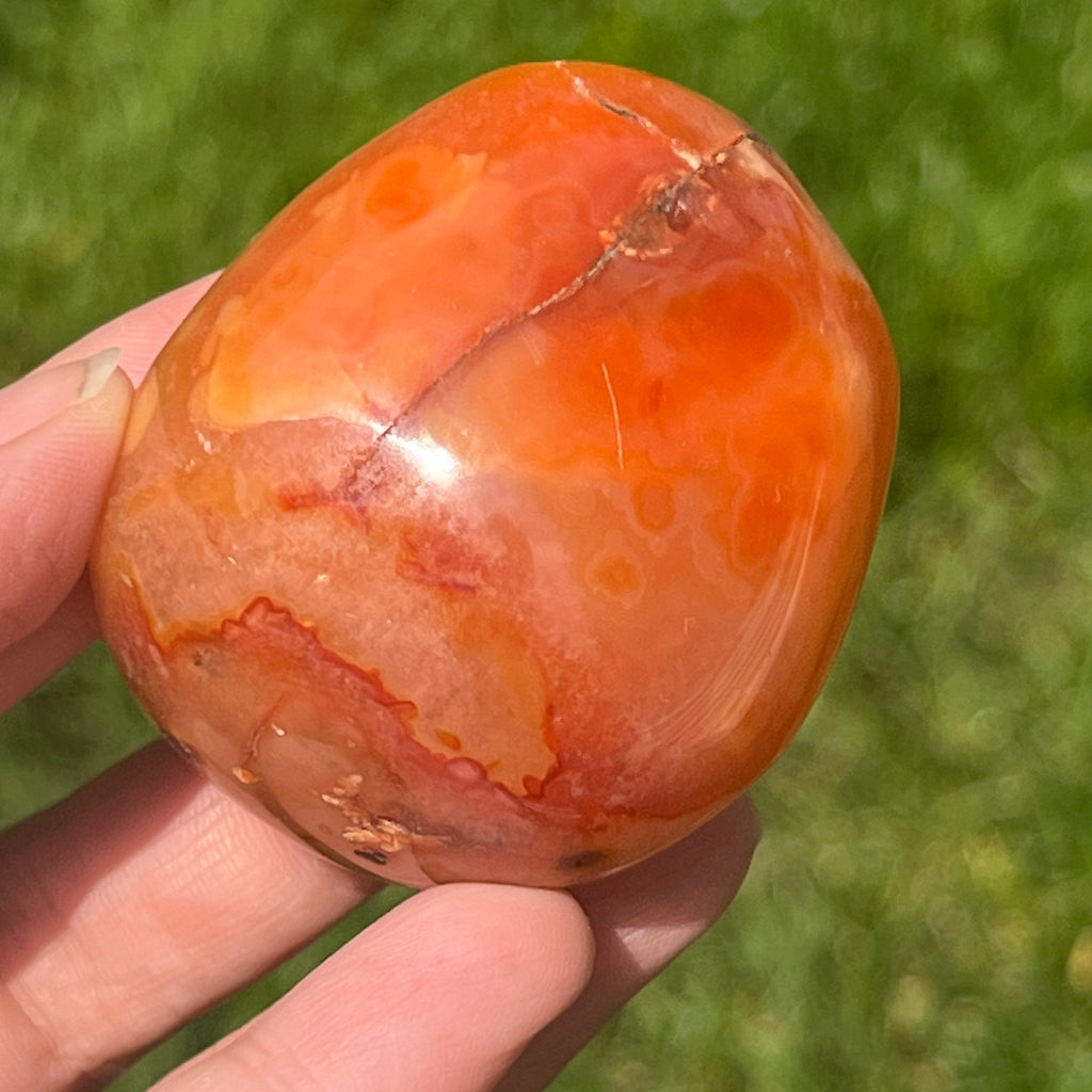 Palmstone carneol model 16A, pietre semipretioase - druzy.ro 5 
