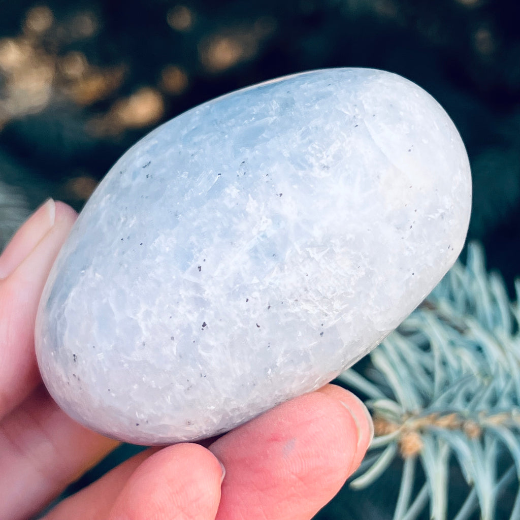 Calcit albastru palmstone model 4, druzy.ro, cristale 4