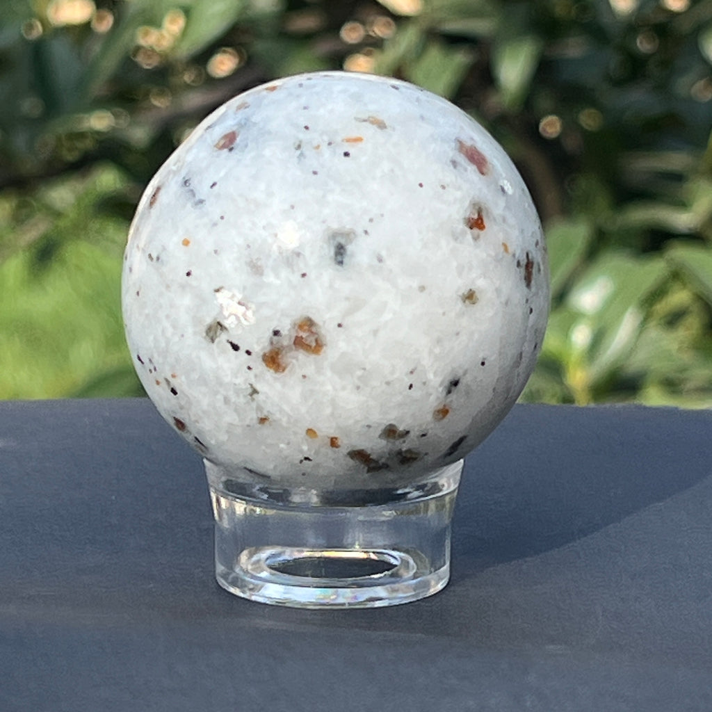 Sfera granat Hessonit model 1, pietre semipretioase - druzy.ro 3 