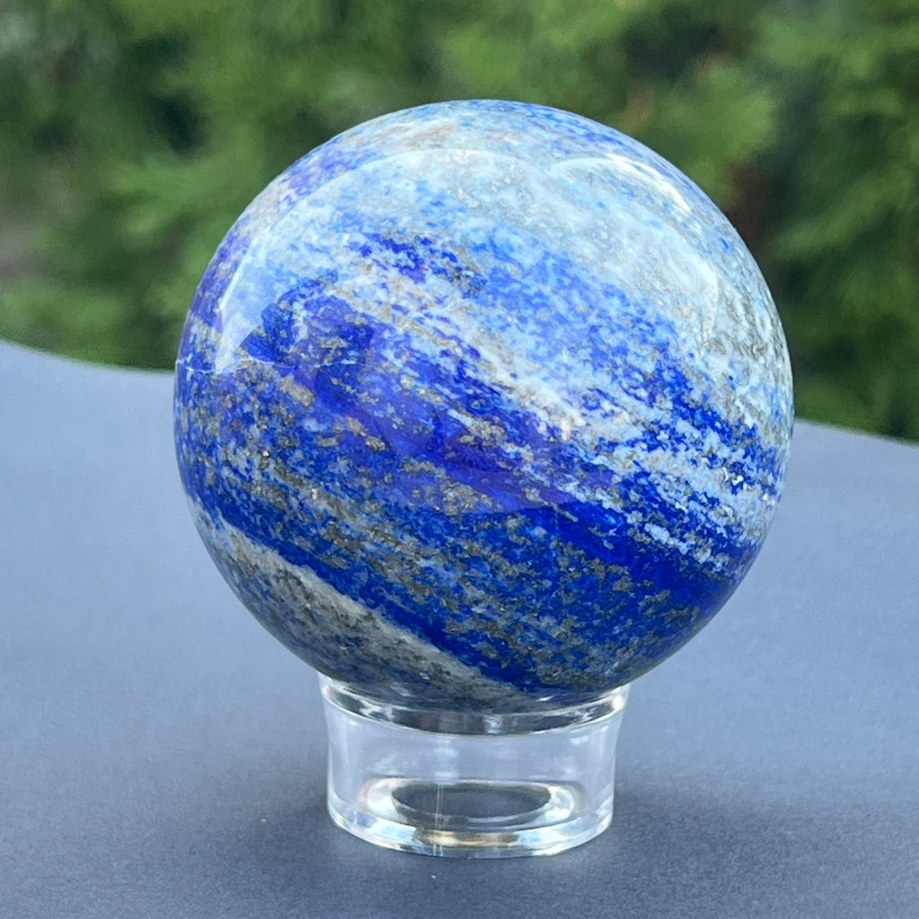 Sfera Lapis Lazuli model 6, pietre semipretioase - druzy.ro 2 