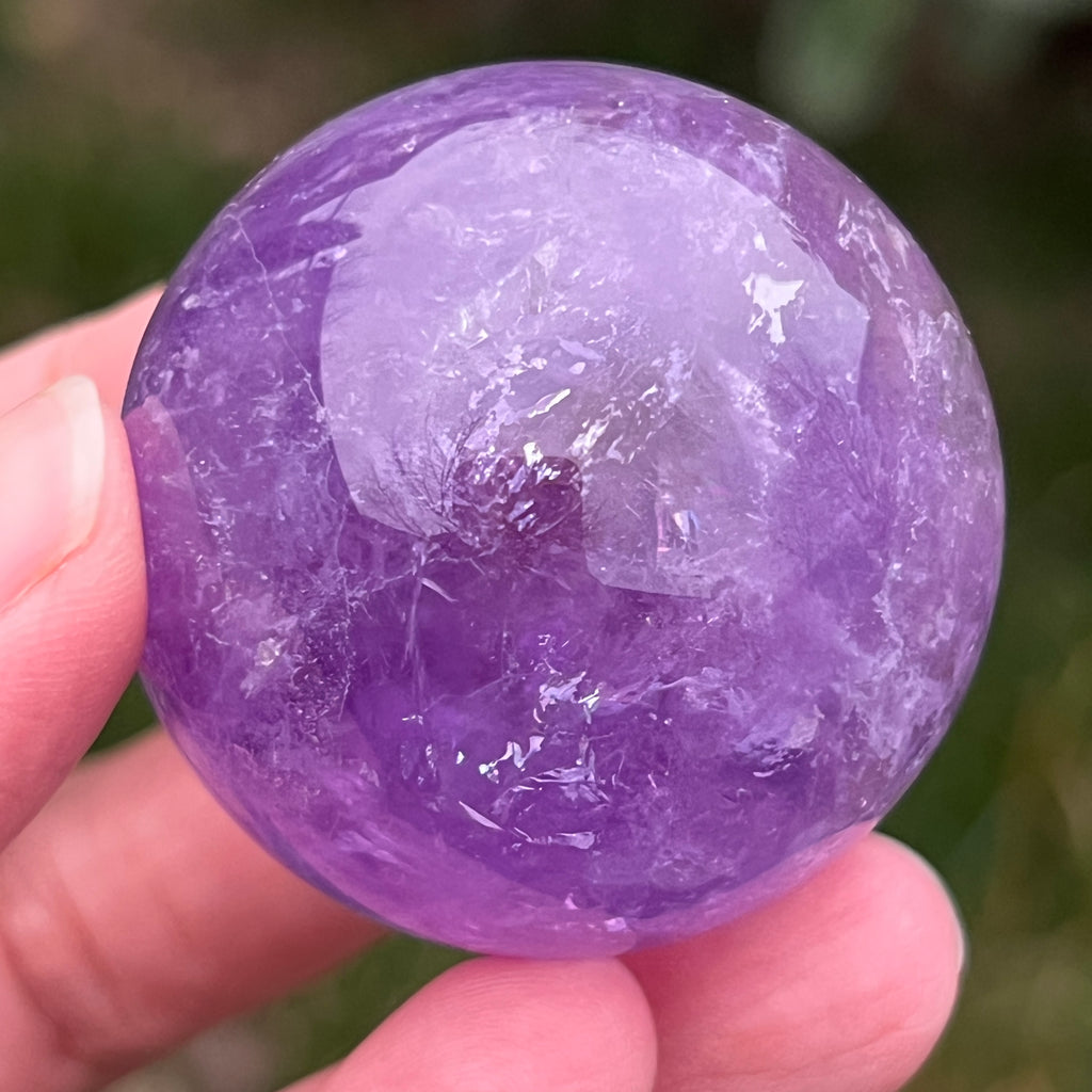 Sfera ametist AA din Brazilia model 10, pietre semipretioase - druzy.ro 9 