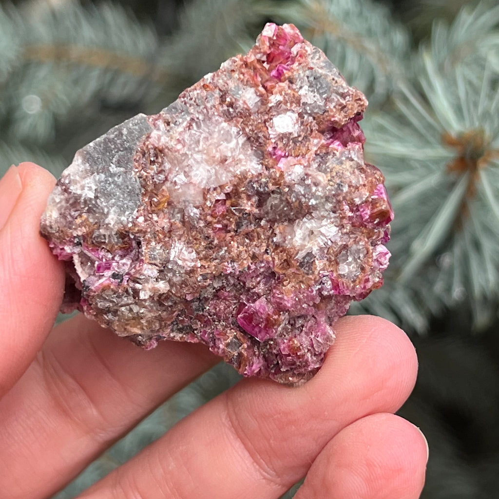 Dolomit roz Salrose piatra bruta m26, druzy.ro, cristale 4