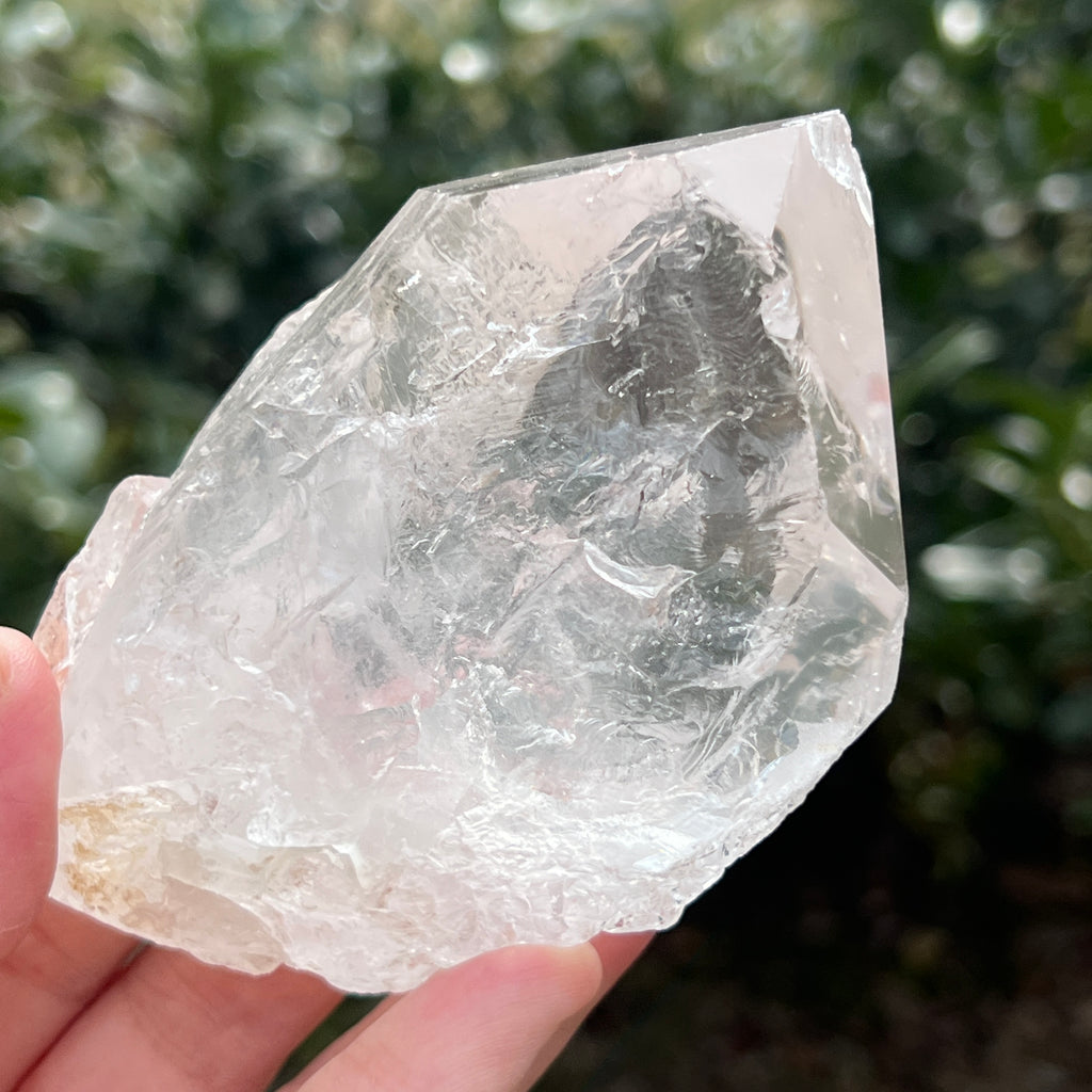 Varf cuart incolor natural, floare de mina L17, pietre semipretioase - druzy.ro 8 