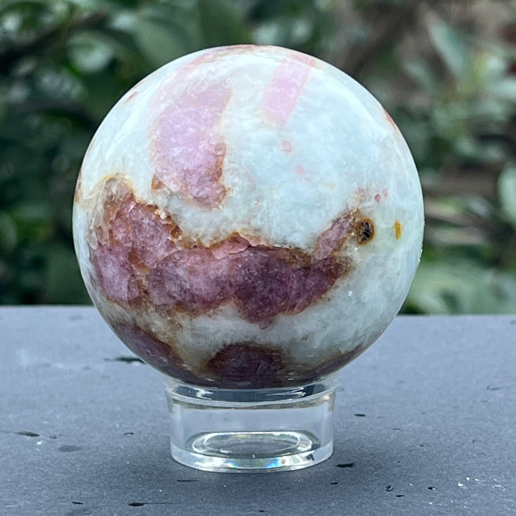 Sfera Rubelit/ turmalina roz model 1, pietre semipretioase - druzy.ro 6 