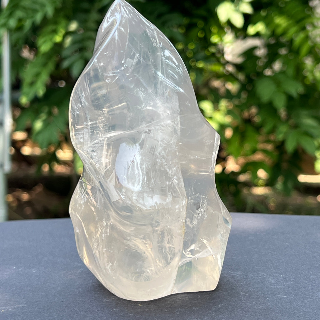 Sculptura girasol forma flacara m1, pietre semipretioase - druzy.ro 5 