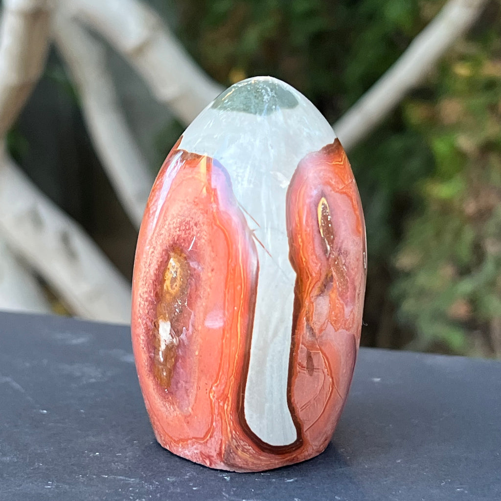 Jasp policrom sculptura forma libera model 1 Africa, druzy.ro, cristale 3