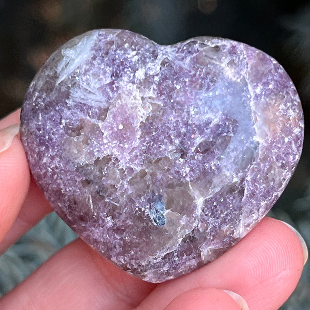 Lepidolit inima m9, pietre semipretioase - druzy.ro 1 