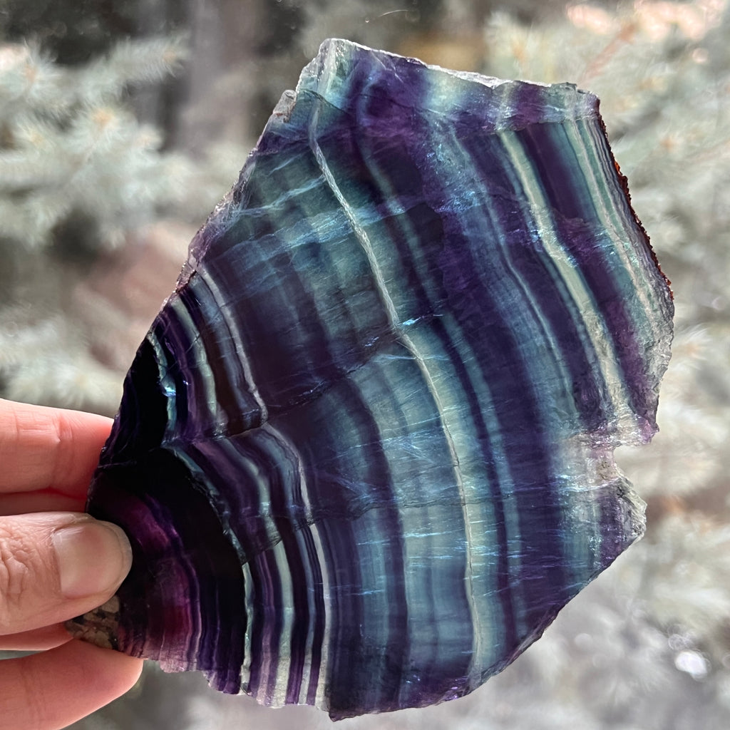 Felie fluorit din Provincia Zhejiang, China model 2, pietre semipretioase - druzy.ro 4 