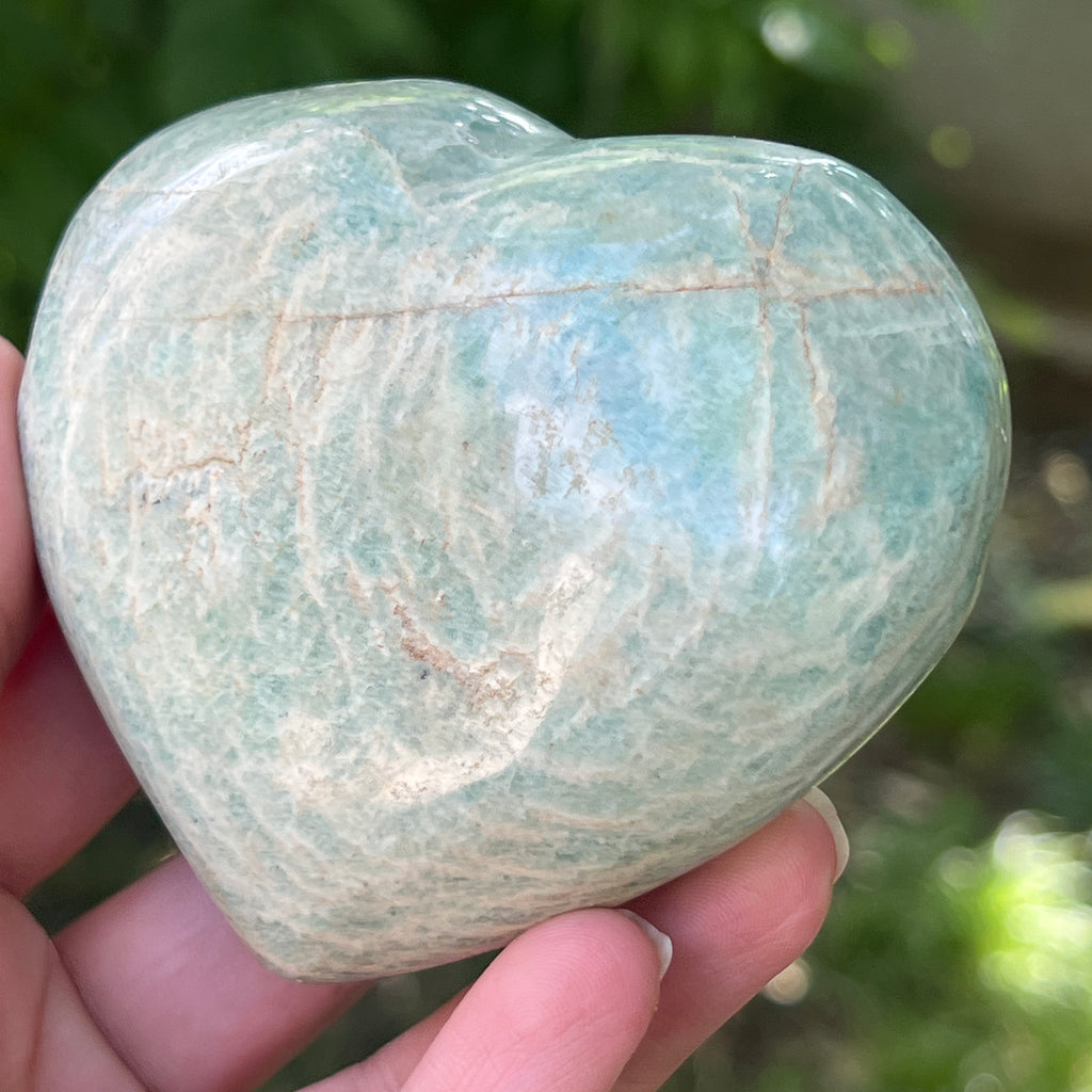 Inima amazonit model 2, pietre semipretioase - druzy.ro 3 