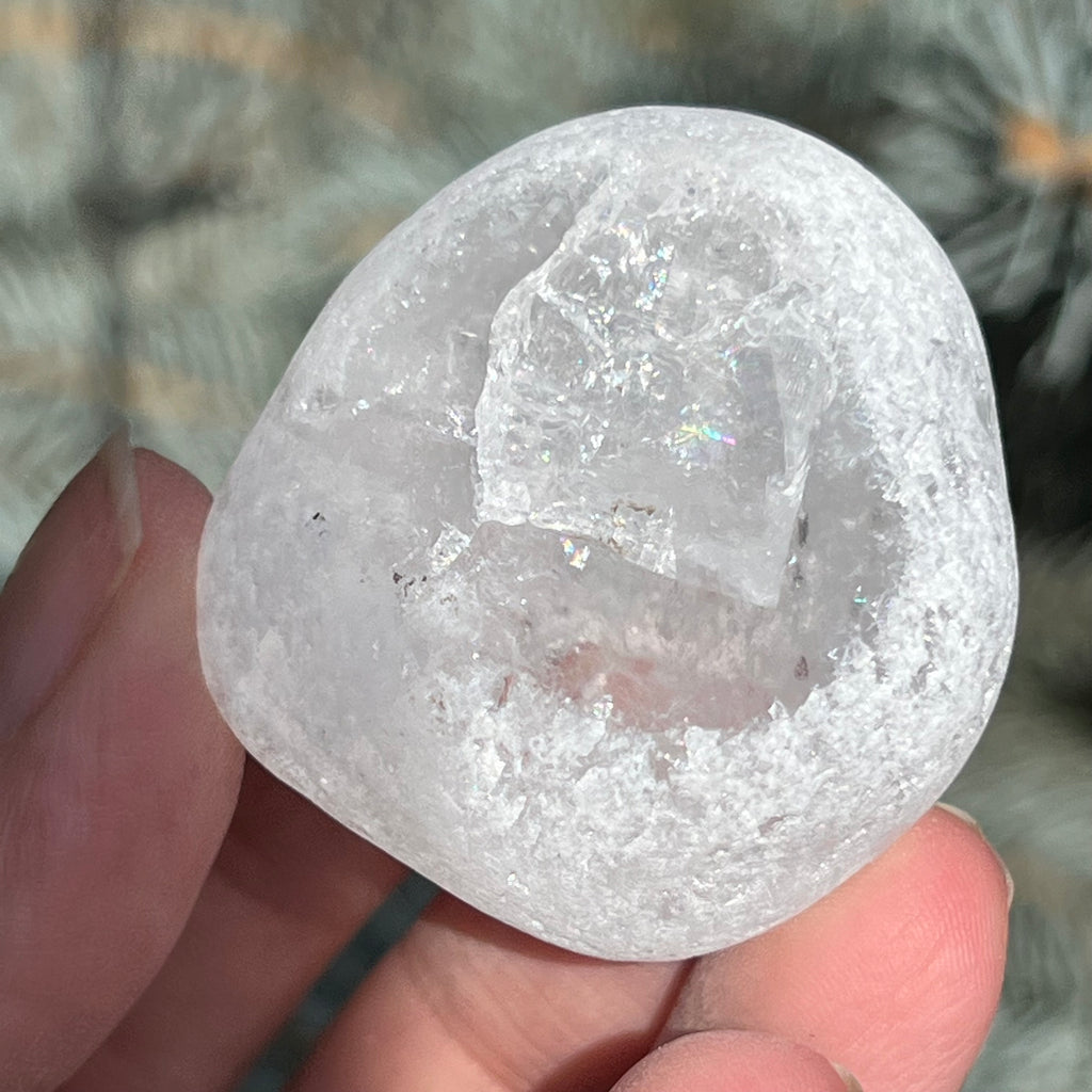 Ou Ema cuart incolor, "piatra clarvazatorului", druzy.ro, cristale 3