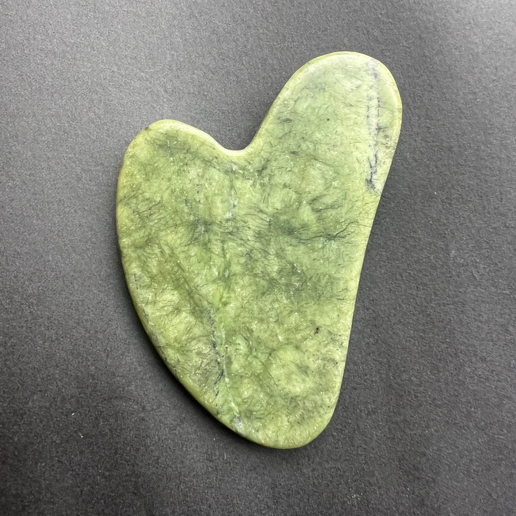 Piatra Gua Sha jad verde, pietre semipretioase - druzy.ro 4 
