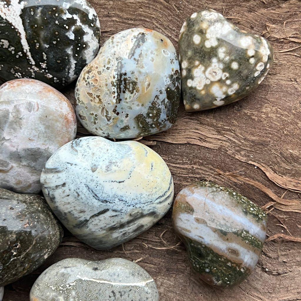 Inima jasp ocean, pietre semipretioase - druzy.ro 7 