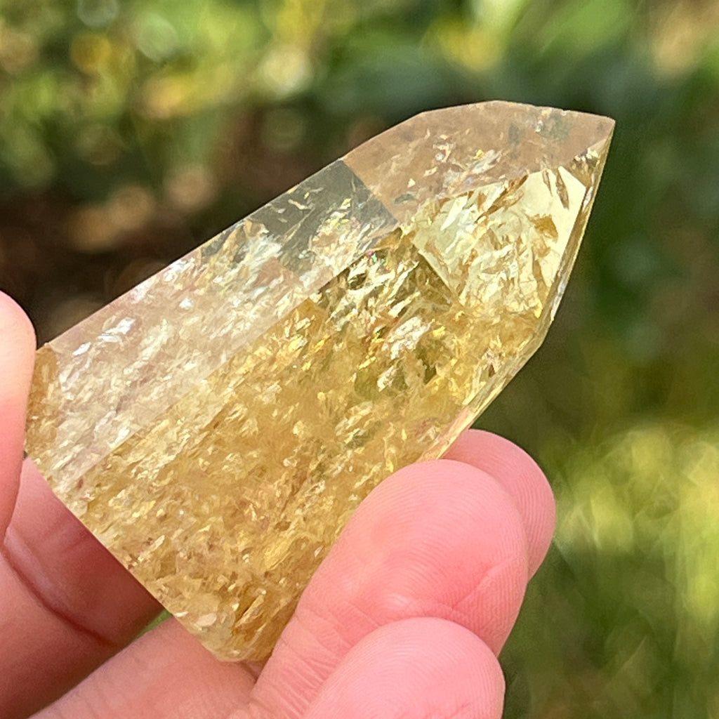 Obelisc citrin Brazilia calitate AAA model 6, pietre semipretioase - druzy.ro 13 