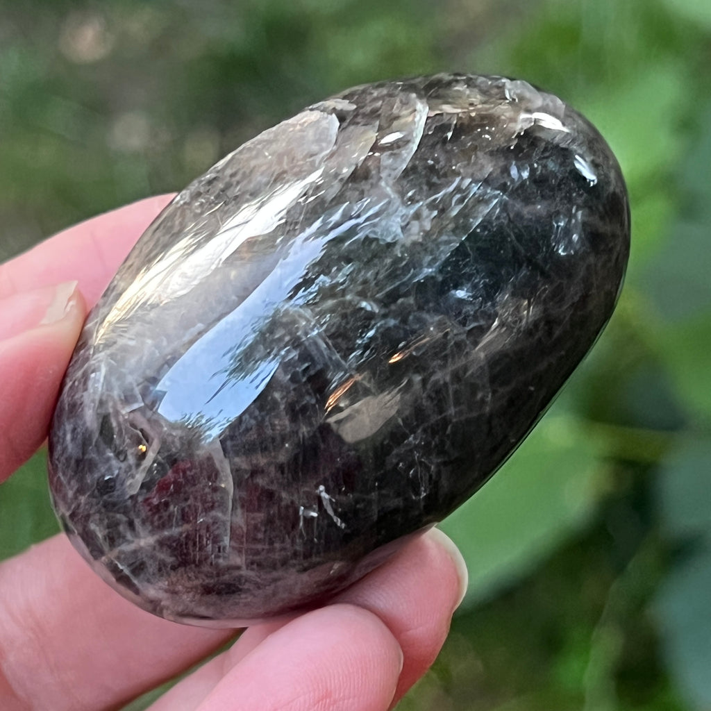 Palmstone piatra lunii somon gri | Model 6, pietre semipretioase - druzy.ro 2 