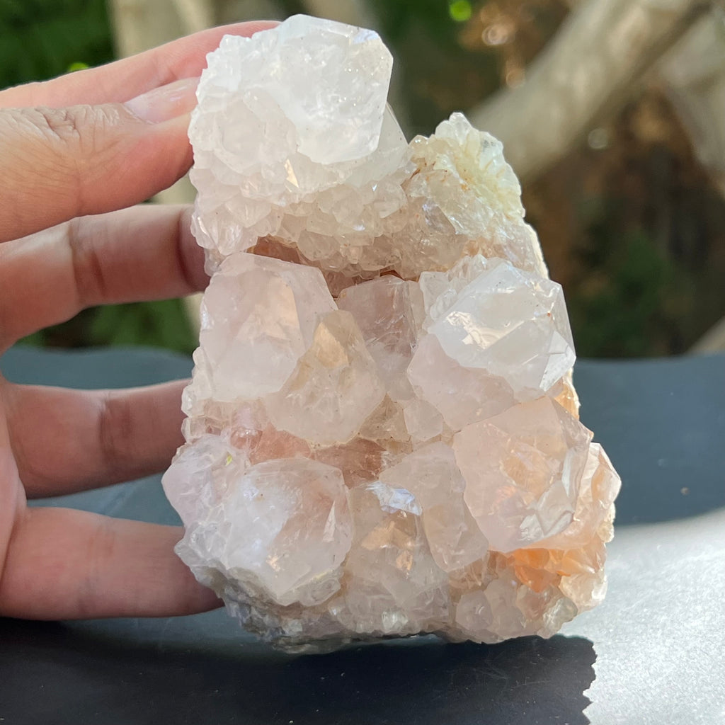 Cluster cuart cactus / cuart spirit FLOWER model F7, druzy.ro, pietre semipretioase 9