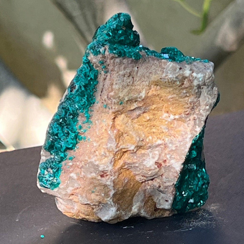 Dioptaz cluster din Congo model 42, pietre semipretioase - druzy.ro 8 