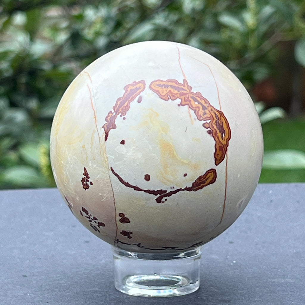 Sfera jasp landscape model 2, pietre semipretioase - druzy.ro 8 