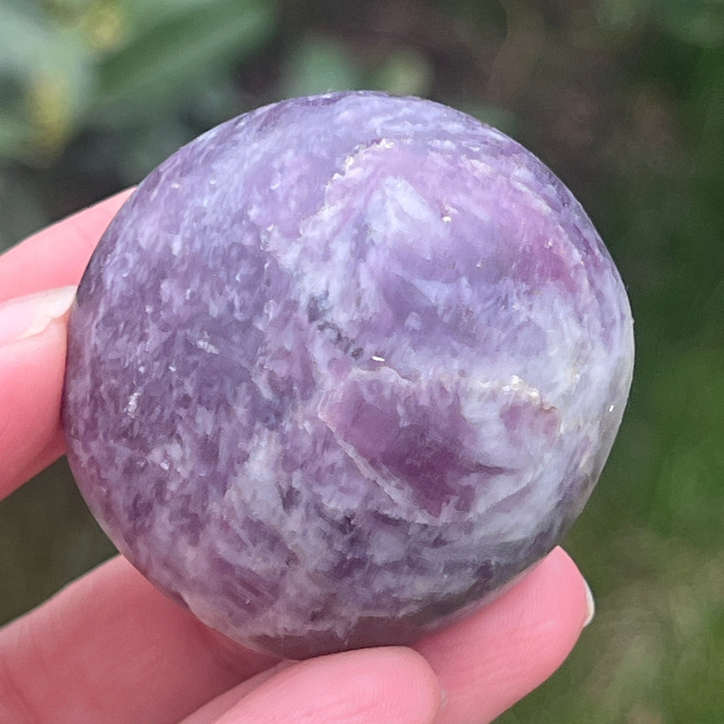 Lepidolit palmstone m1, pietre semipretioase - druzy.ro 1 