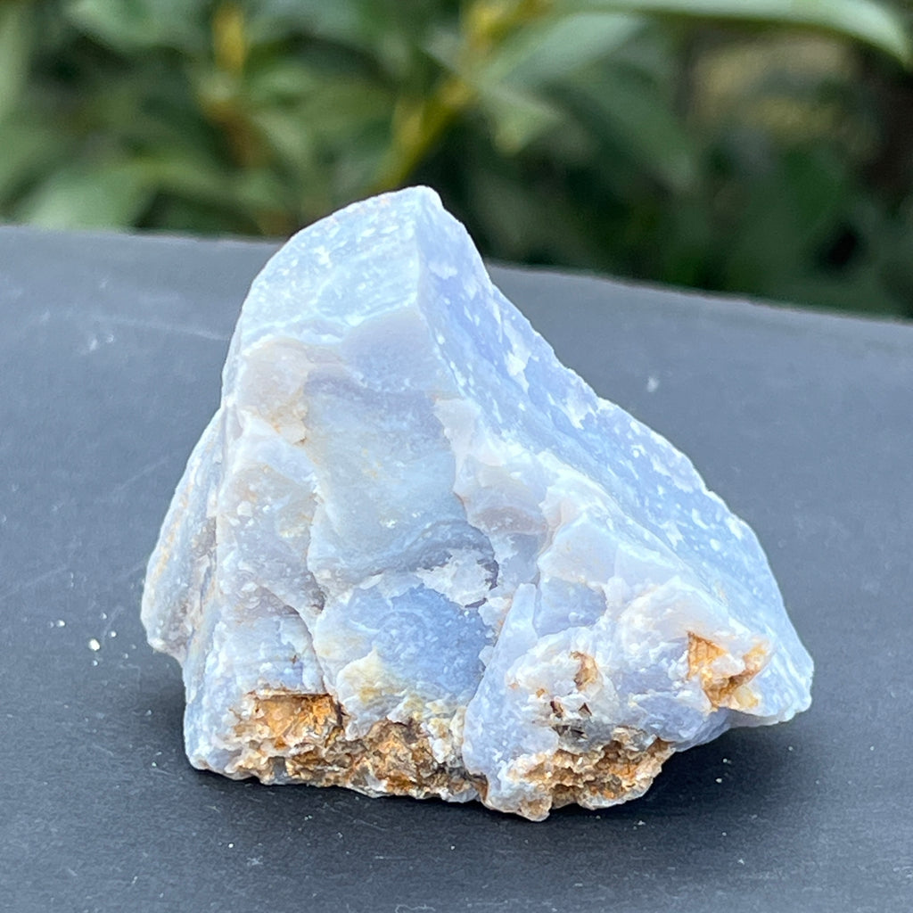 Calcedonie albastra /blue lace/ agat albastru piatra bruta m19, pietre semipretioase - druzy.ro 2 