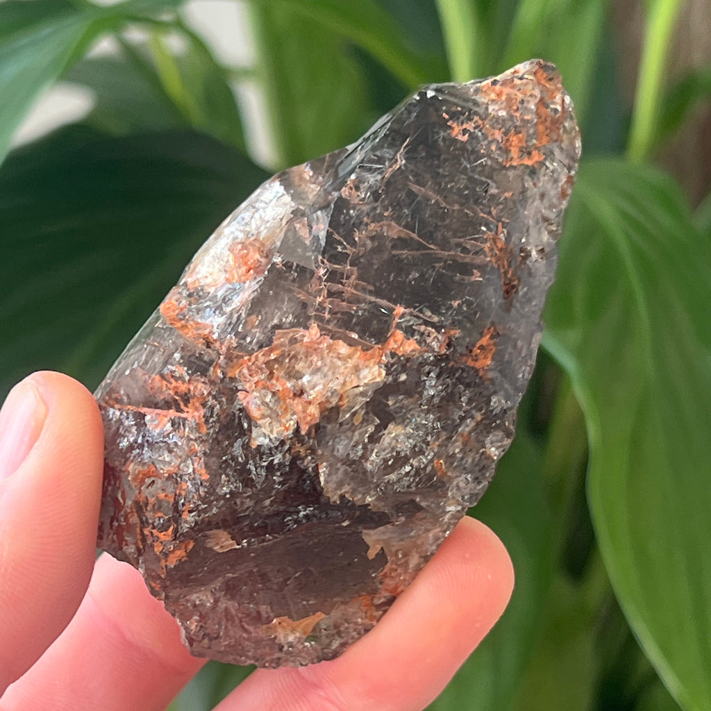 Cuart fumuriu generator/varf mina Brandberg | Model L13, pietre semipretioase - druzy.ro 3 