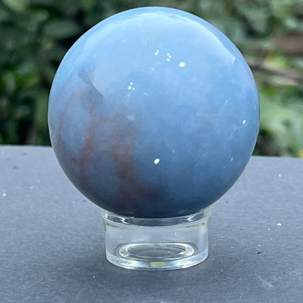 Sfera angelit din Peru model 1, pietre semipretioase - druzy.ro 5 