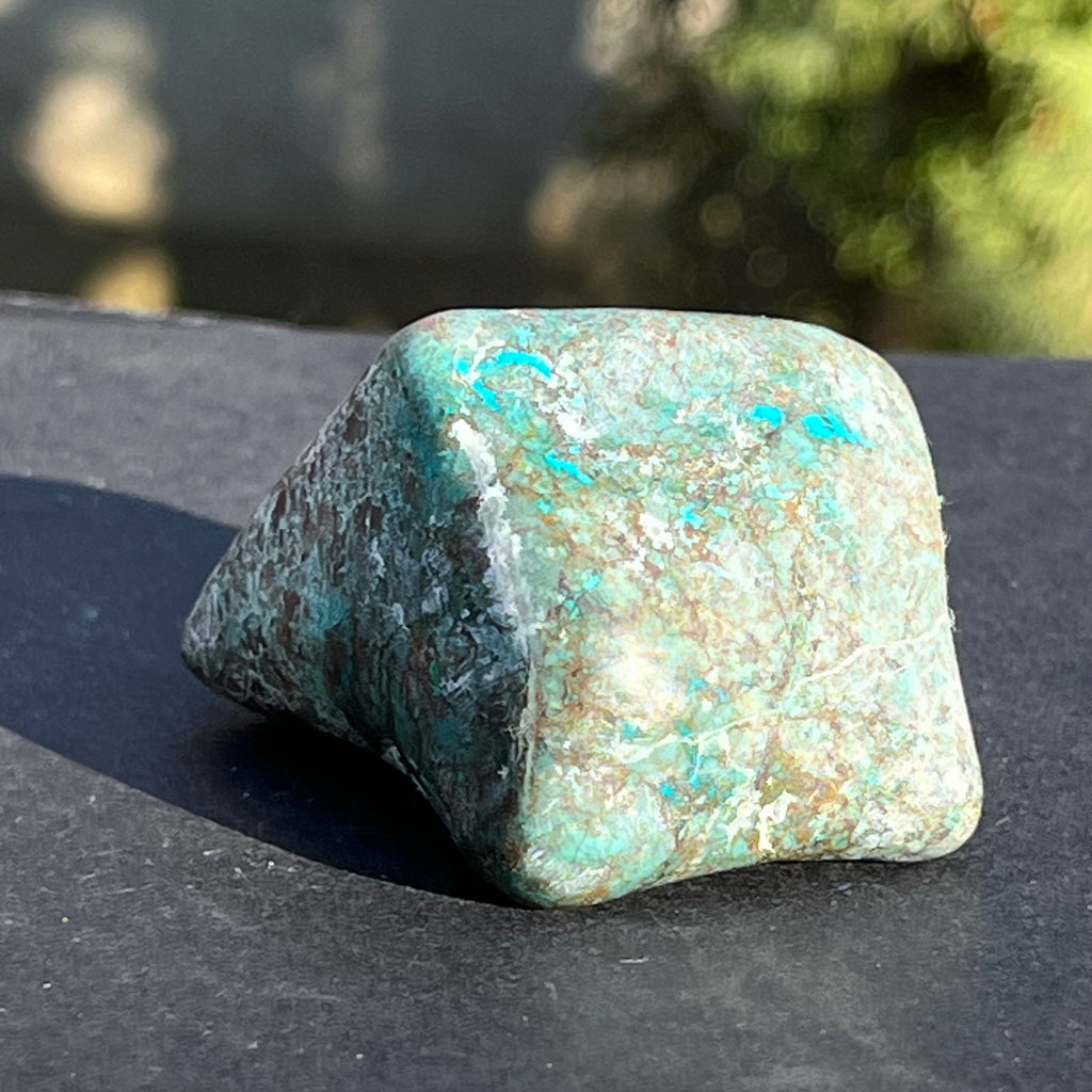 Shattuckite forma libera/palmstone m12, druzy.ro, pietre semipretioase 2