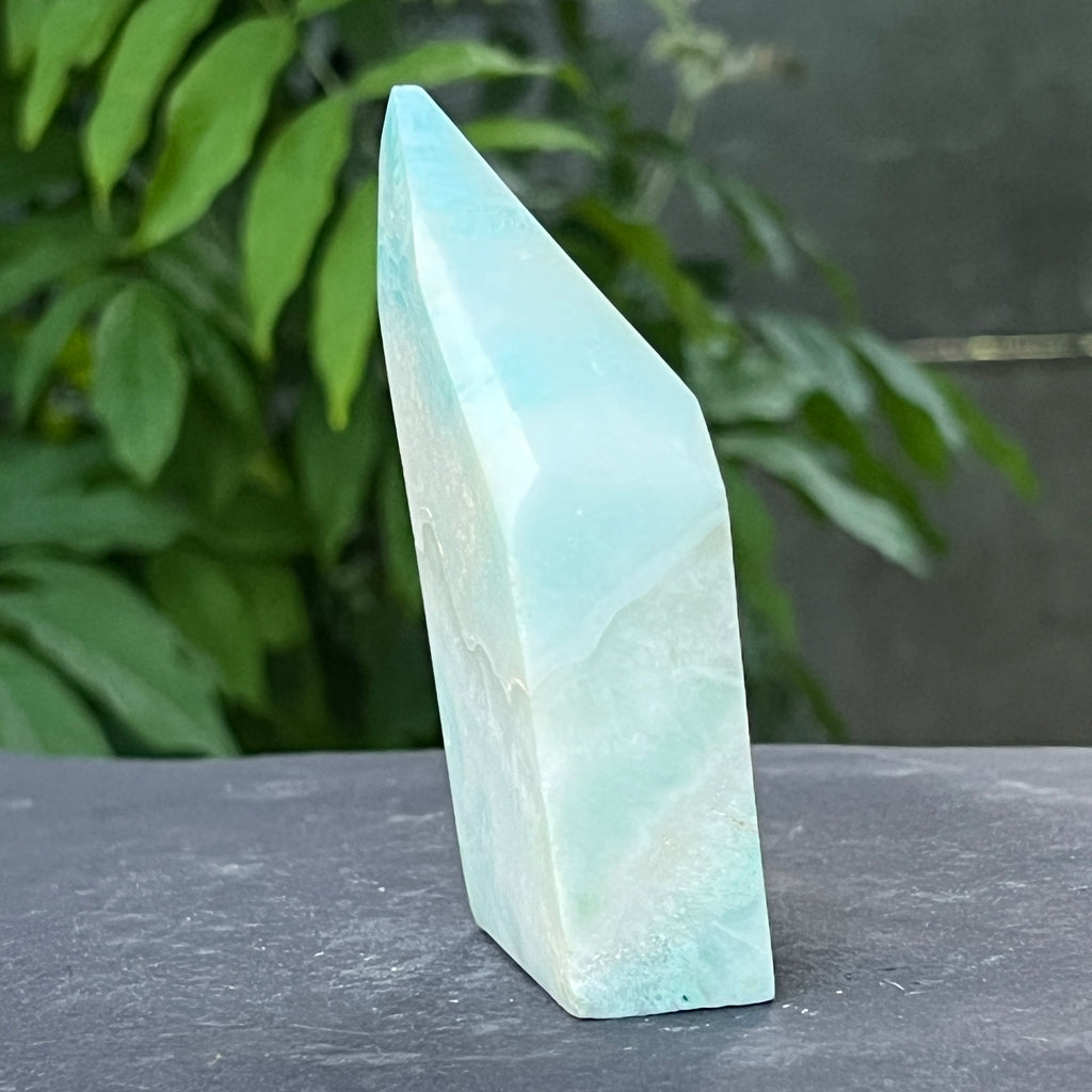 Sculptura generator aragonit albastru | Model 4, pietre semipretioase - druzy.ro 3 