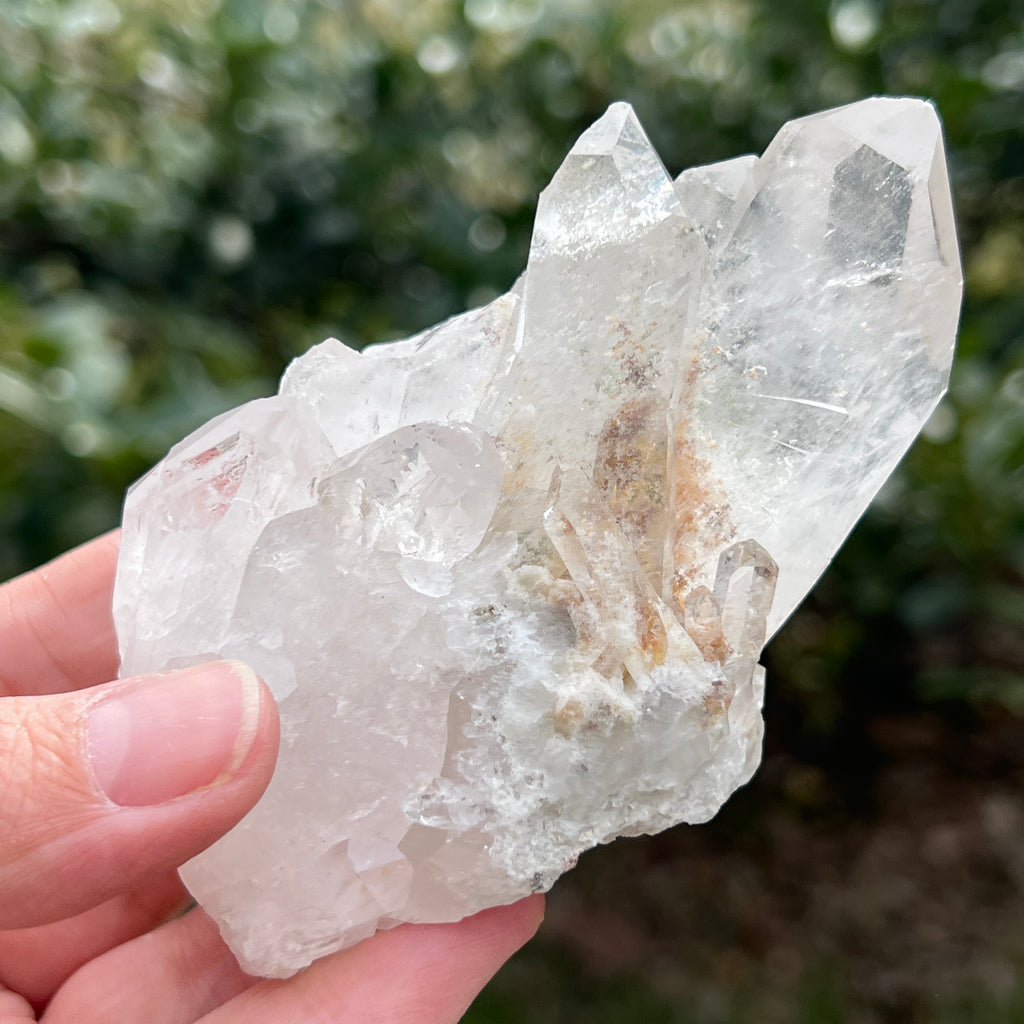 Varf cuart incolor natural, floare de mina L29, pietre semipretioase - druzy.ro 9 