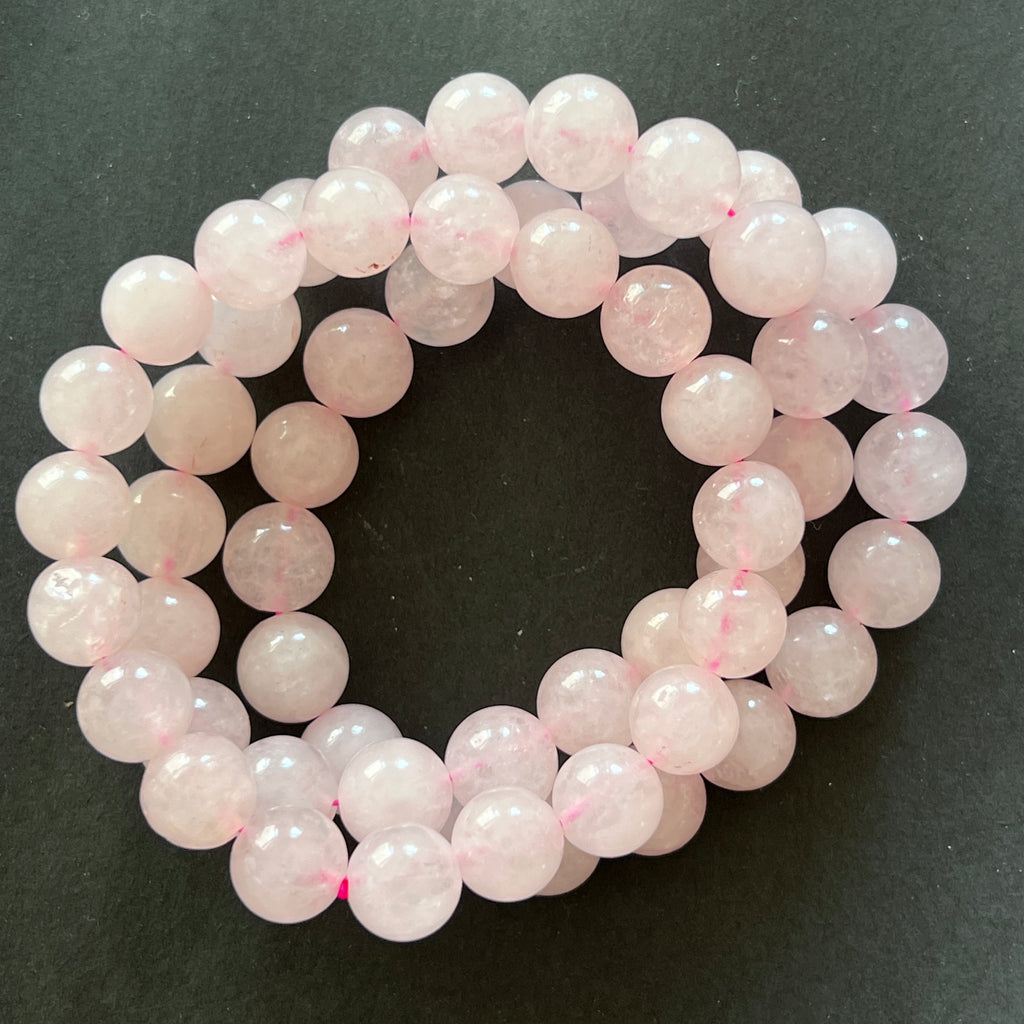 Bratara cuart roz 10 mm, pietre semipretioase - druzy.ro 3 