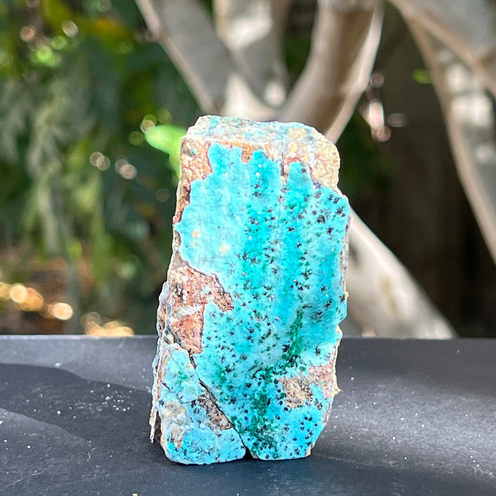 Piatra bruta crisocola cu malachit druzy din Congo model 5, druzy.ro, cristale 6