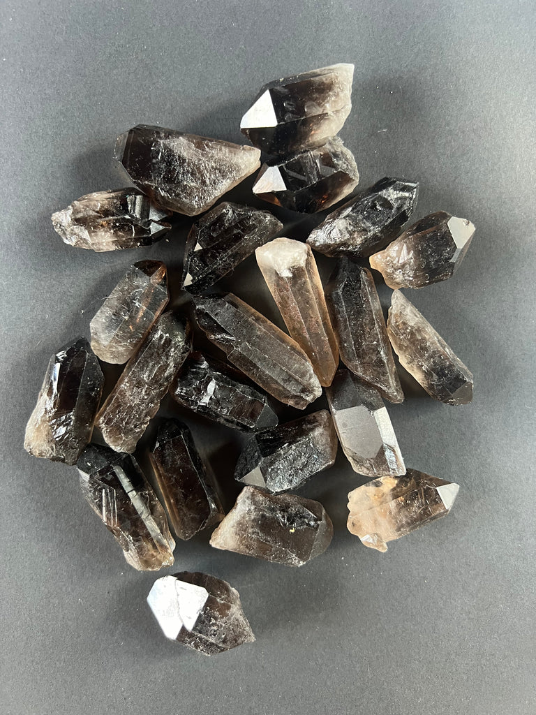 Varf brut cuart fumuriu, pietre semipretioase - druzy.ro 4