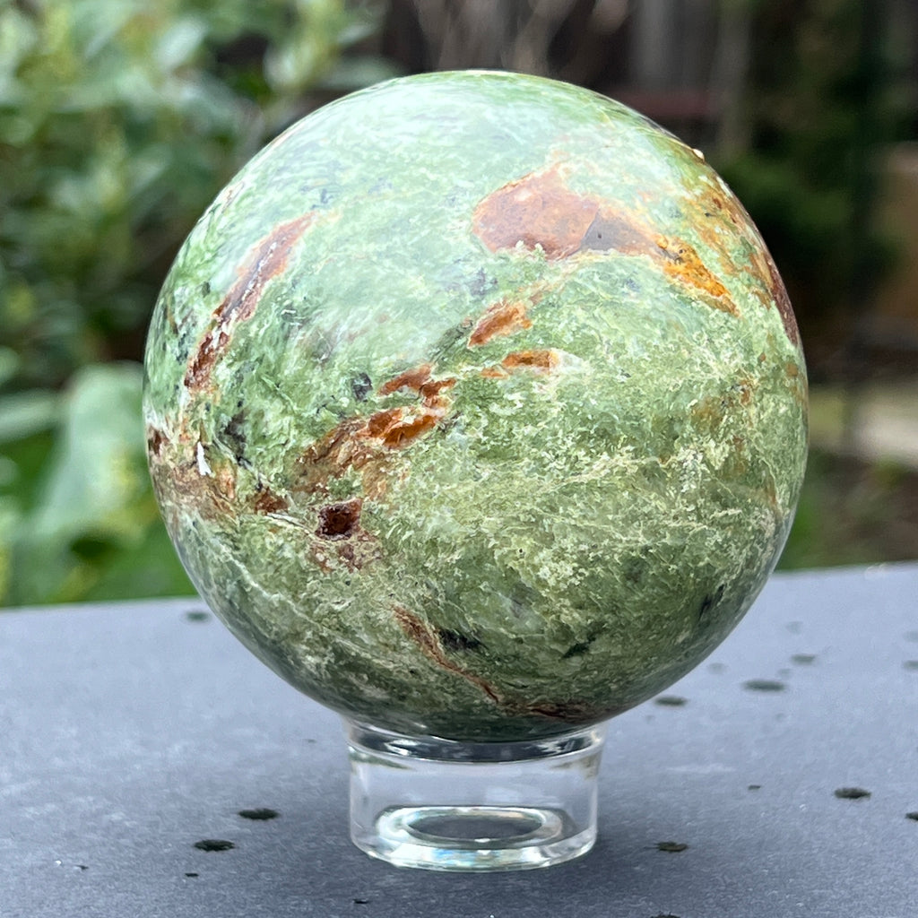 Crisopraz sfera m7, pietre semipretioase - druzy.ro 3 