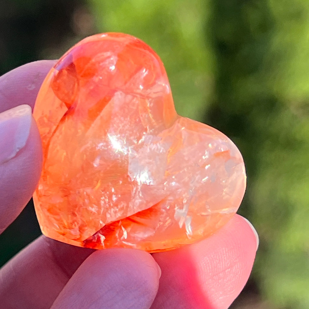 Inima cuart rosu hematoid unicat m6, pietre semipretioase - druzy.ro 2 