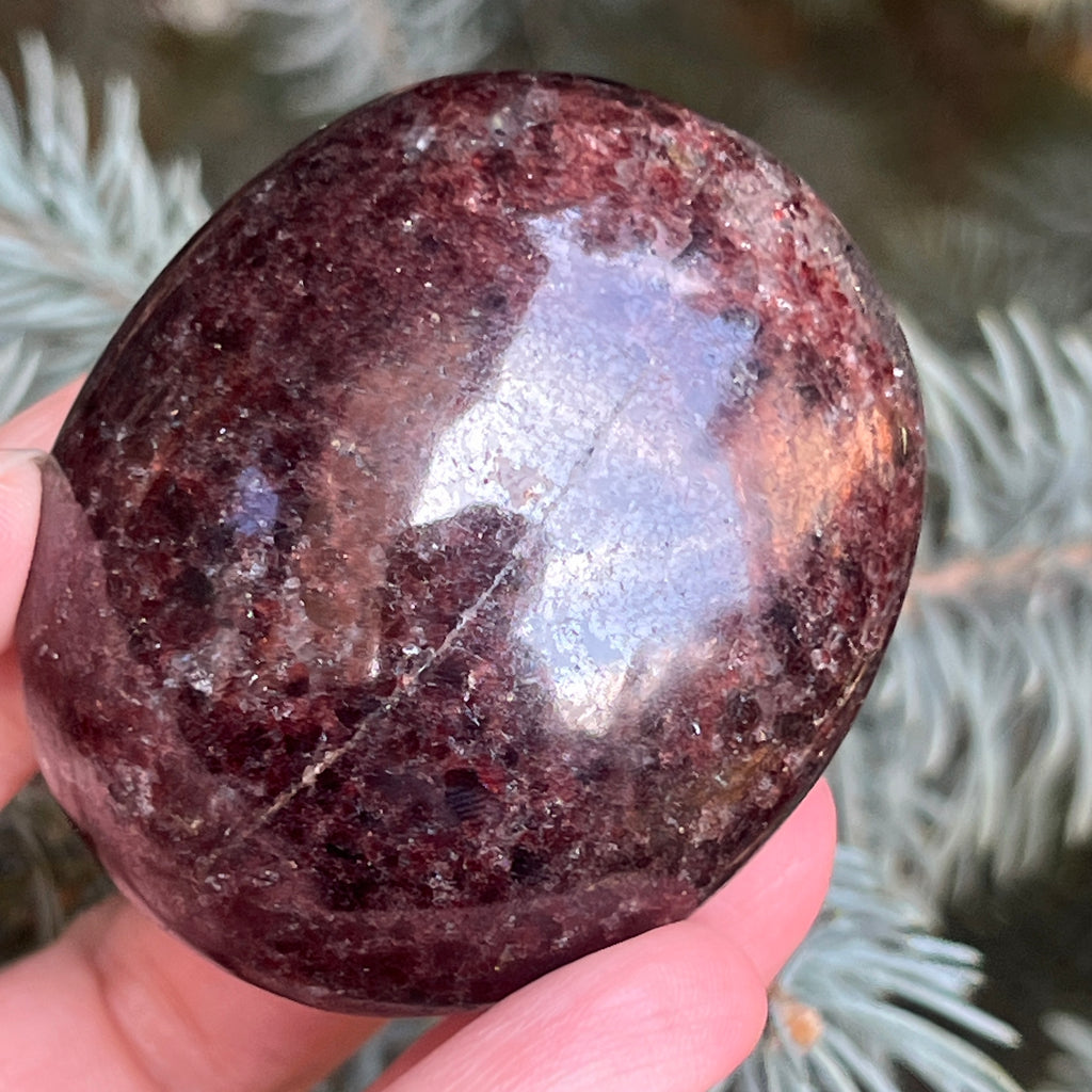 Granat palmstone model 2, pietre semipretioase - druzy.ro 1 