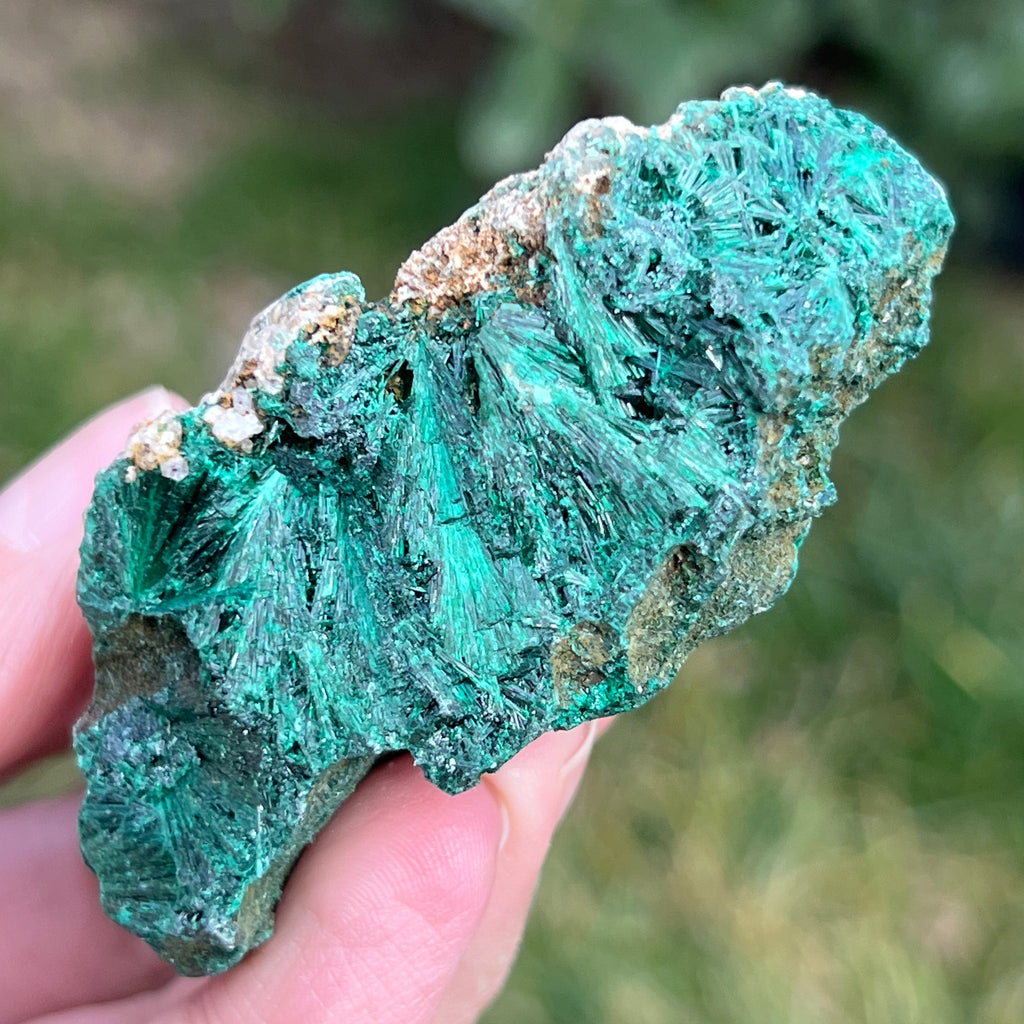 Malachit matasos piatra bruta m2, pietre semipretioase - druzy.ro 6 