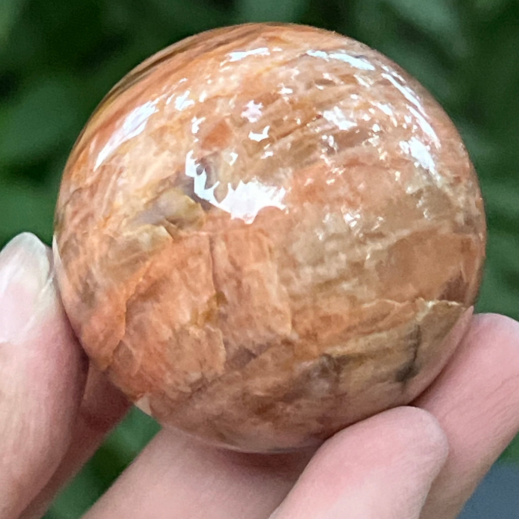 Piatra lunii somon piersica sfera model 7, pietre semipretioase - druzy.ro 6 