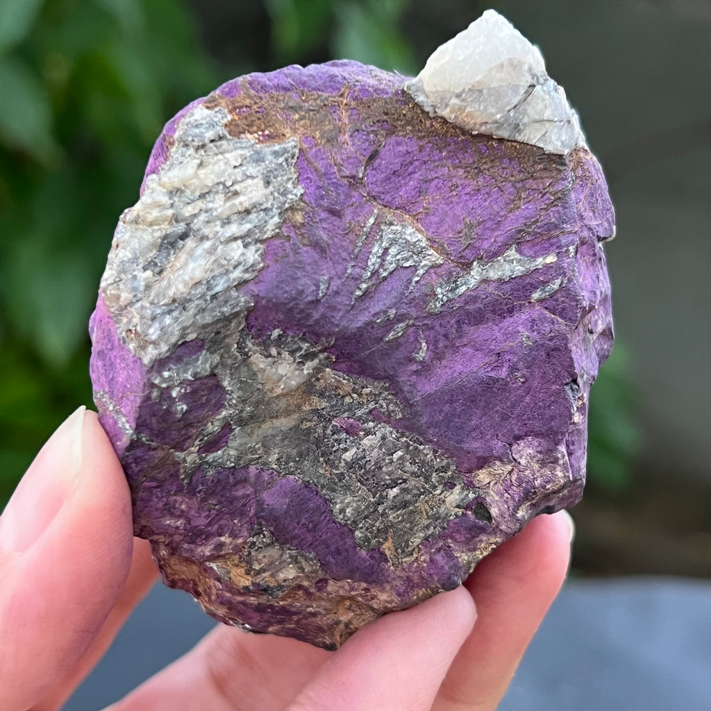 Purpurit metalic (din Namibia) piatra bruta model 2, pietre semipretioase - druzy.ro 3 