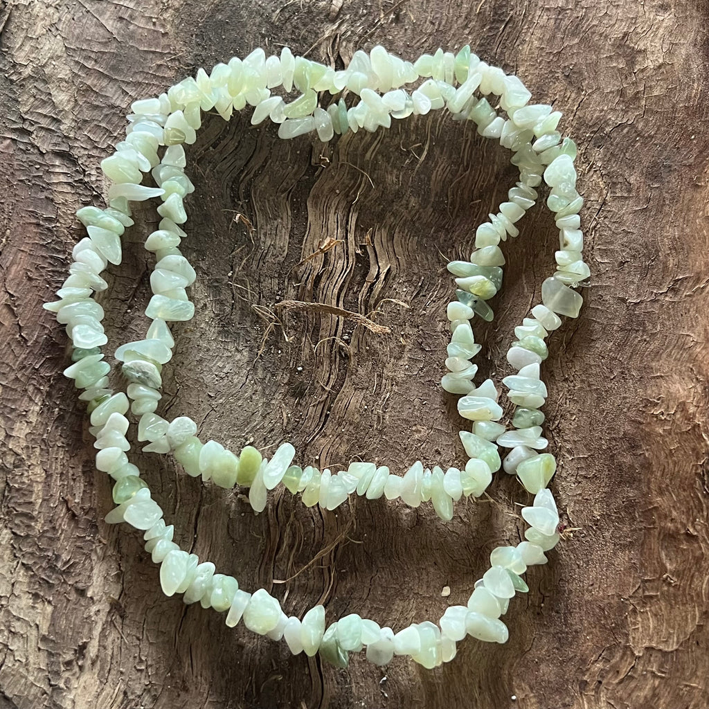 Colier lung chipsuri serpentin, druzy.ro, pietre semipretioase 3