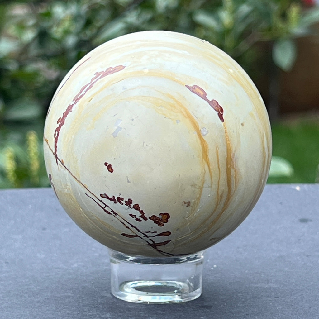 Sfera jasp landscape model 2, pietre semipretioase - druzy.ro 4 