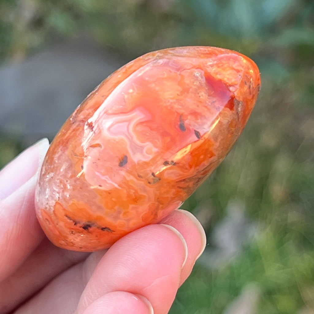 Palmstone carneol model 9A, pietre semipretioase - druzy.ro 5 