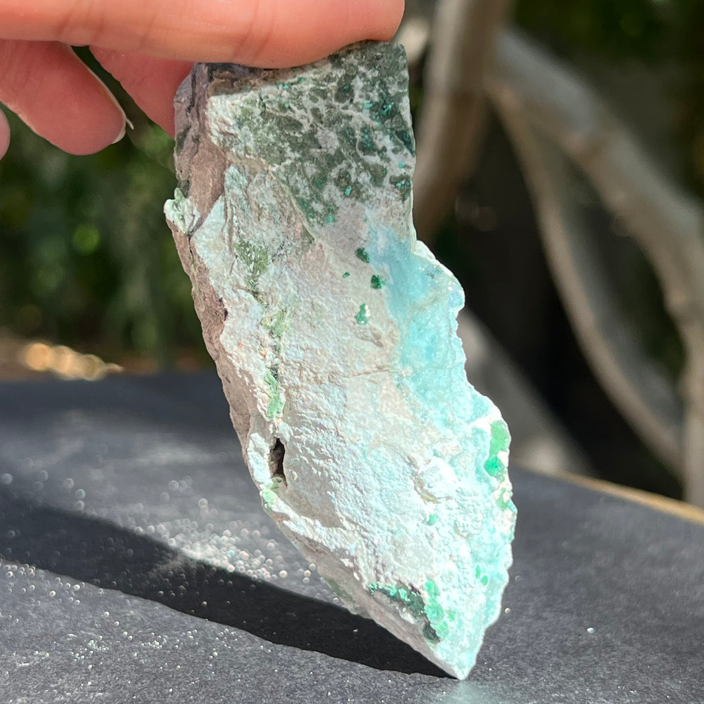 Piatra bruta crisocola druzy din Congo model 9, druzy.ro, cristale 4