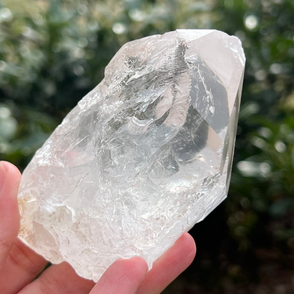 Varf cuart incolor natural, floare de mina L17, pietre semipretioase - druzy.ro 9 